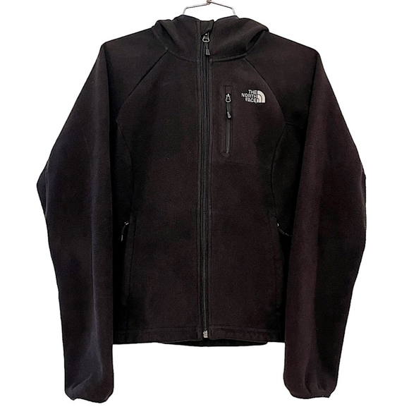 The North Face Sweaters - The North Face Black Windwall 2 Fleece Full Zip Hoodie Sweater Jacket (Small)